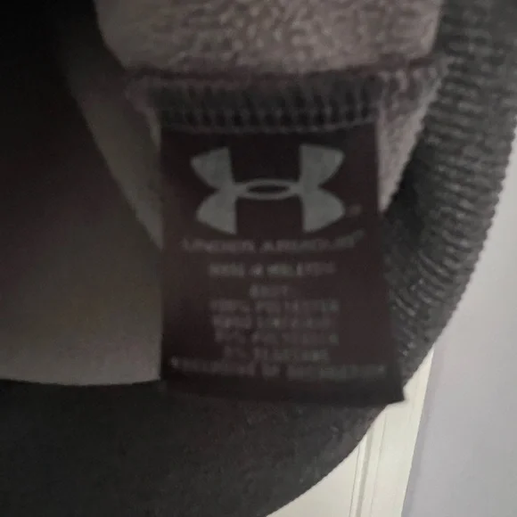 Under Armour Black and Gray Athletic Hoodie - Picture 5 of 5